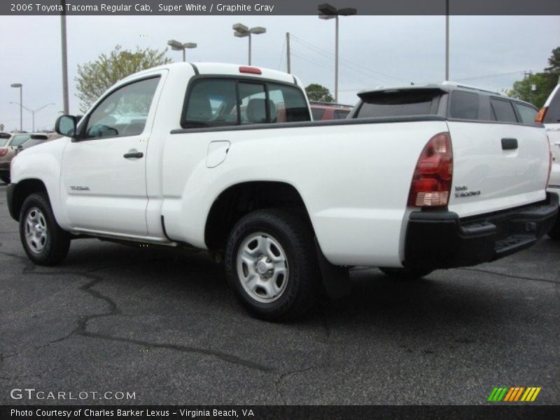Super White / Graphite Gray 2006 Toyota Tacoma Regular Cab