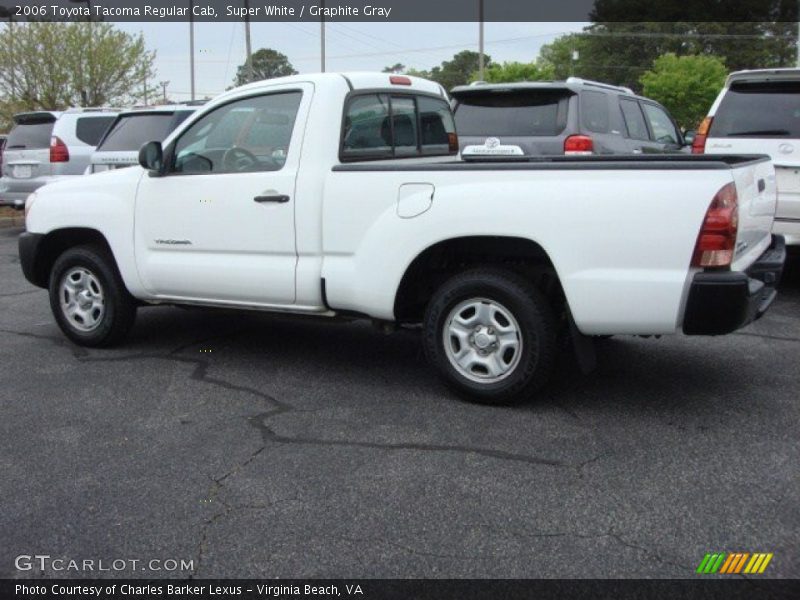 Super White / Graphite Gray 2006 Toyota Tacoma Regular Cab