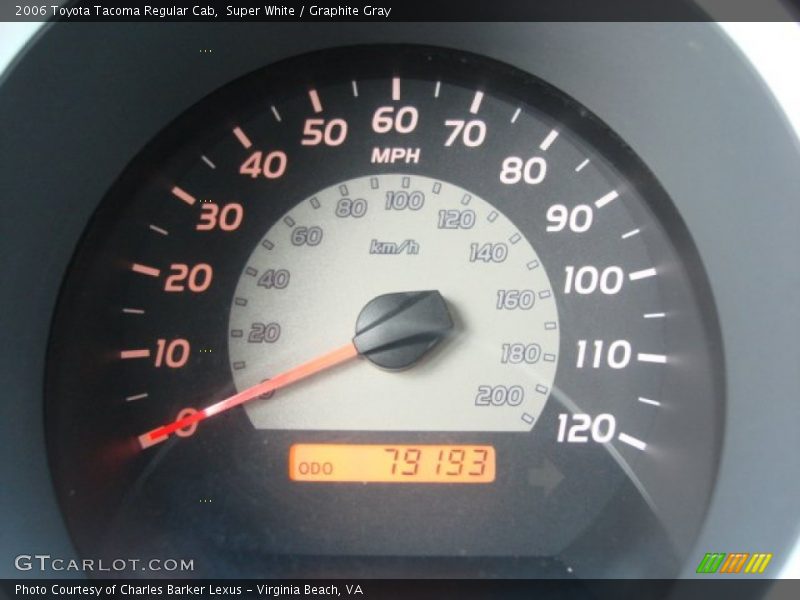 Super White / Graphite Gray 2006 Toyota Tacoma Regular Cab