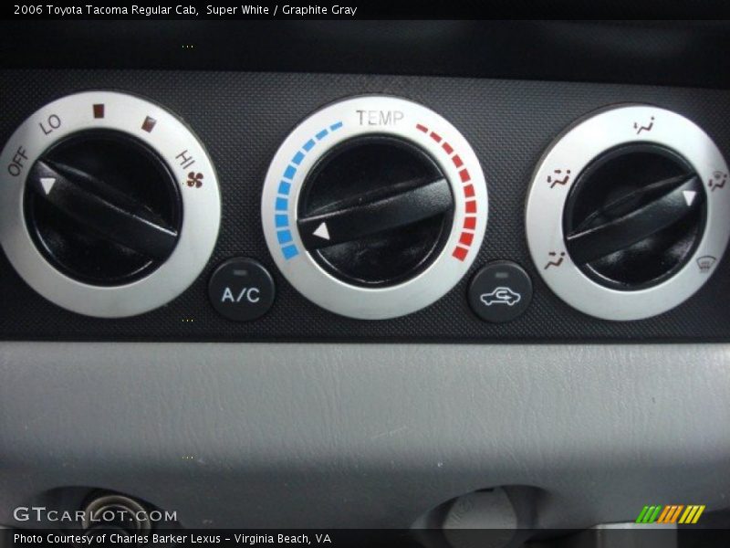 Super White / Graphite Gray 2006 Toyota Tacoma Regular Cab