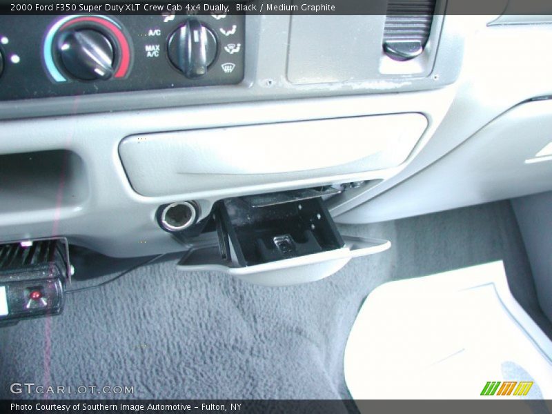Black / Medium Graphite 2000 Ford F350 Super Duty XLT Crew Cab 4x4 Dually