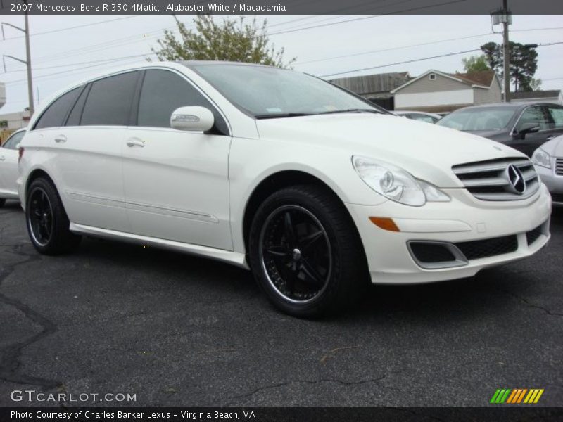 Alabaster White / Macadamia 2007 Mercedes-Benz R 350 4Matic