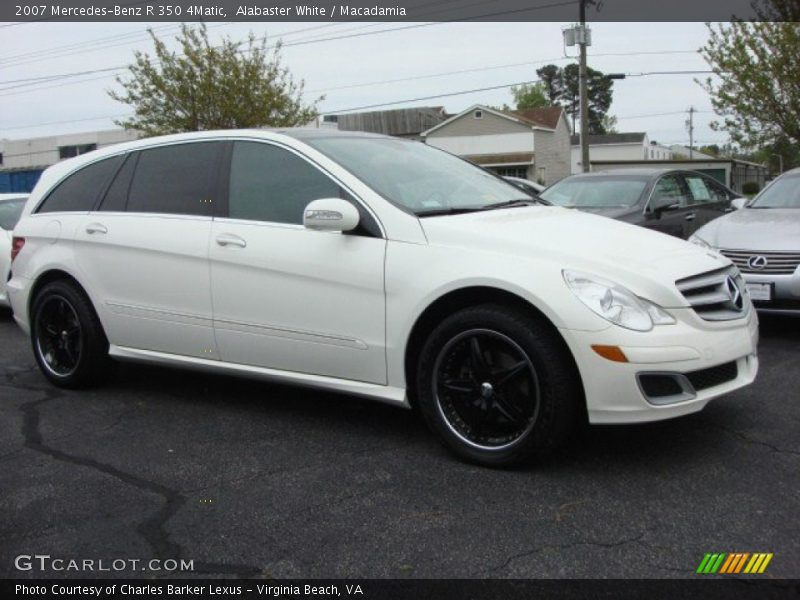 Alabaster White / Macadamia 2007 Mercedes-Benz R 350 4Matic