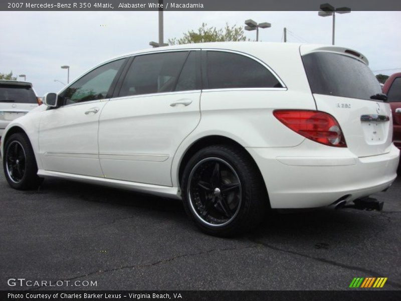 Alabaster White / Macadamia 2007 Mercedes-Benz R 350 4Matic