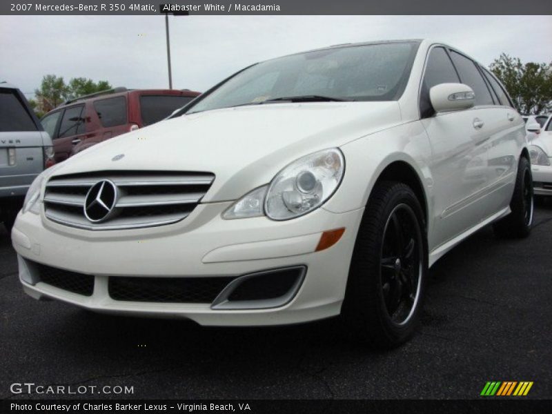 Alabaster White / Macadamia 2007 Mercedes-Benz R 350 4Matic