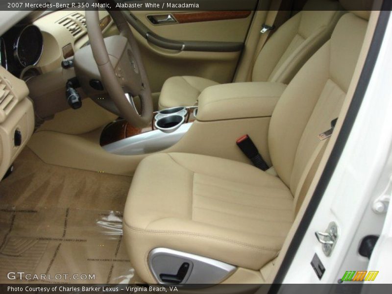 Alabaster White / Macadamia 2007 Mercedes-Benz R 350 4Matic