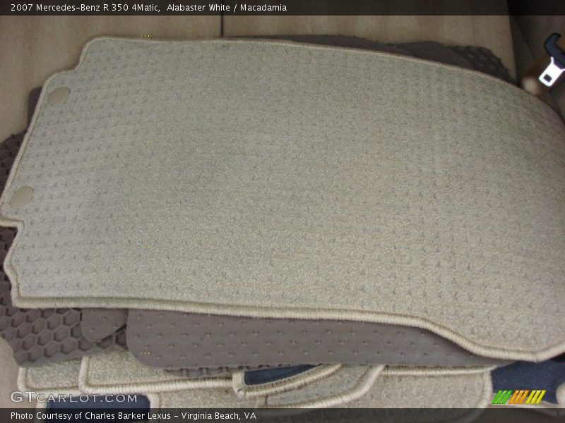 Alabaster White / Macadamia 2007 Mercedes-Benz R 350 4Matic