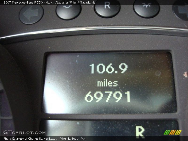 Alabaster White / Macadamia 2007 Mercedes-Benz R 350 4Matic