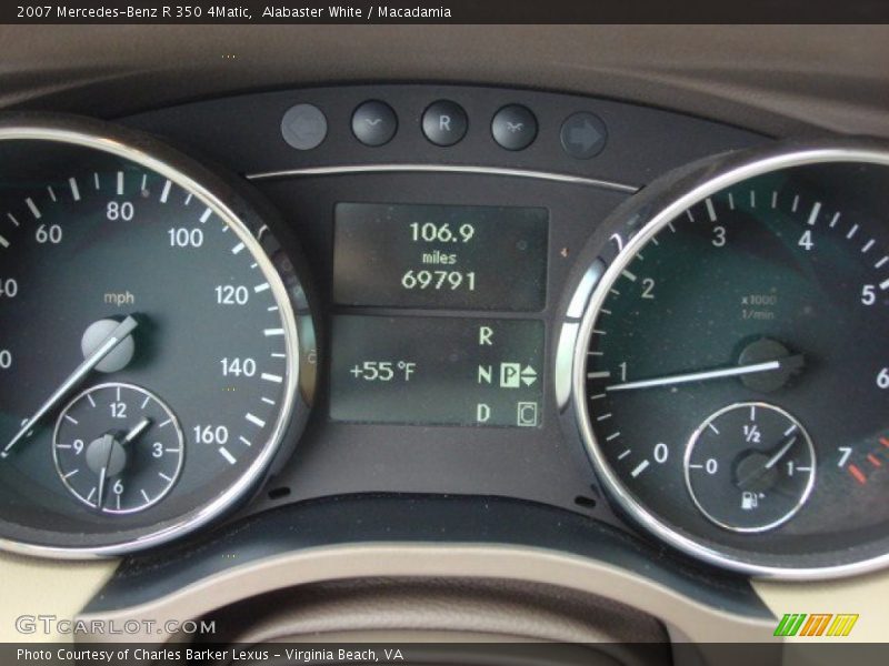 Alabaster White / Macadamia 2007 Mercedes-Benz R 350 4Matic