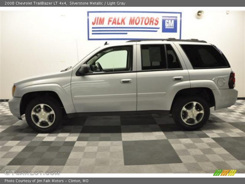 Silverstone Metallic / Light Gray 2008 Chevrolet TrailBlazer LT 4x4