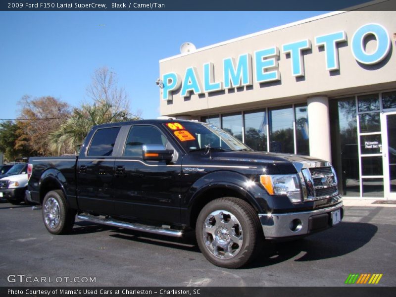 Black / Camel/Tan 2009 Ford F150 Lariat SuperCrew