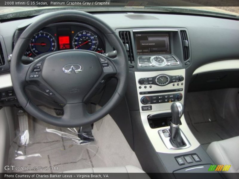 Platinum Graphite Gray / Graphite 2008 Infiniti G 35 Sedan