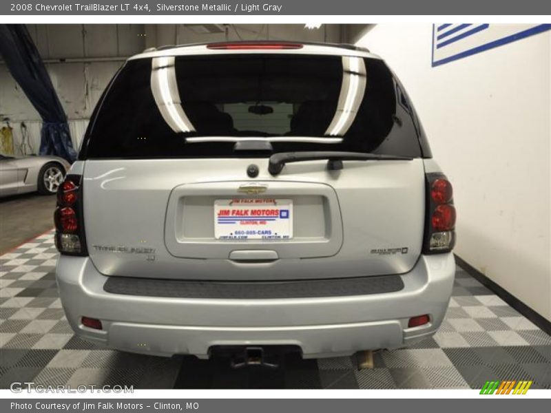 Silverstone Metallic / Light Gray 2008 Chevrolet TrailBlazer LT 4x4