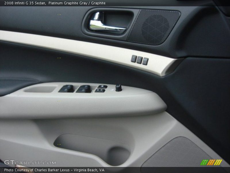 Platinum Graphite Gray / Graphite 2008 Infiniti G 35 Sedan