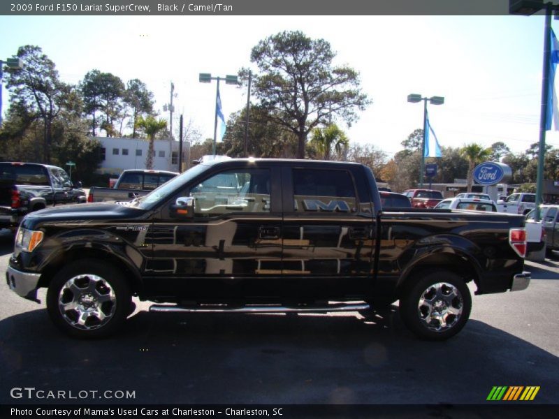 Black / Camel/Tan 2009 Ford F150 Lariat SuperCrew