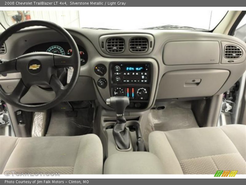 Silverstone Metallic / Light Gray 2008 Chevrolet TrailBlazer LT 4x4