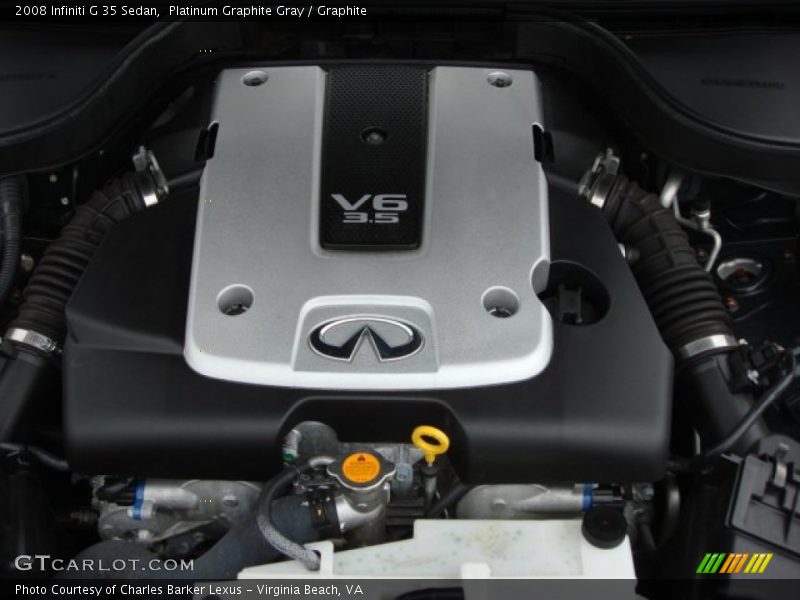 Platinum Graphite Gray / Graphite 2008 Infiniti G 35 Sedan