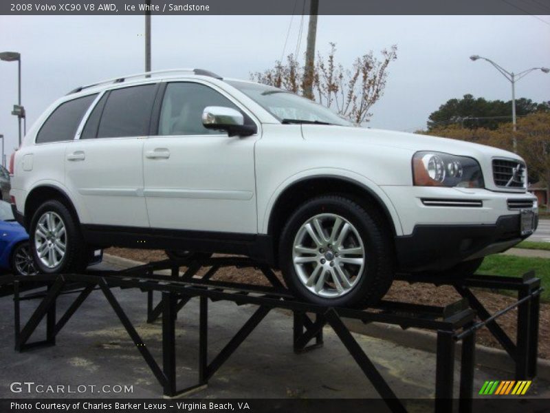 Ice White / Sandstone 2008 Volvo XC90 V8 AWD