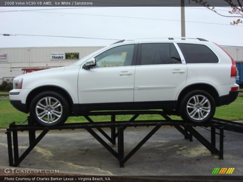 Ice White / Sandstone 2008 Volvo XC90 V8 AWD