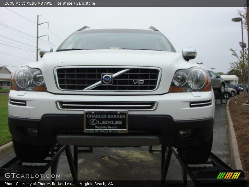 Ice White / Sandstone 2008 Volvo XC90 V8 AWD