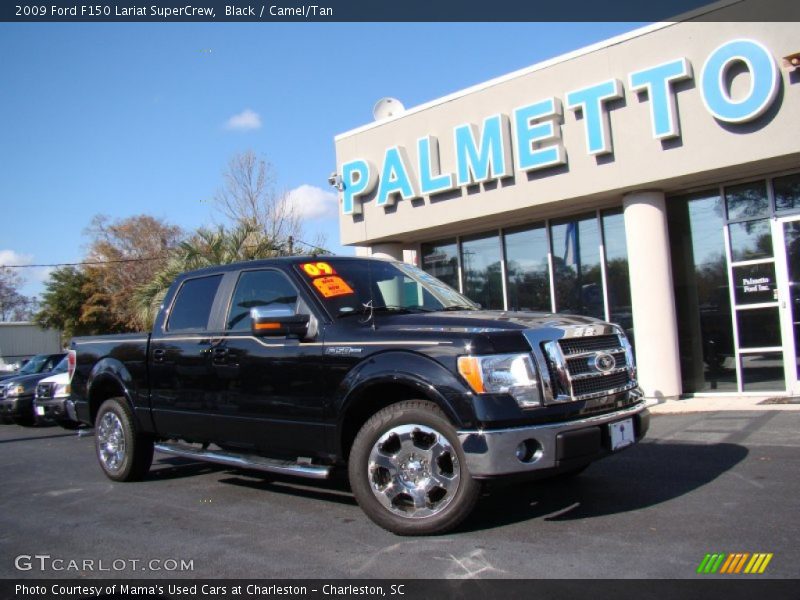Black / Camel/Tan 2009 Ford F150 Lariat SuperCrew