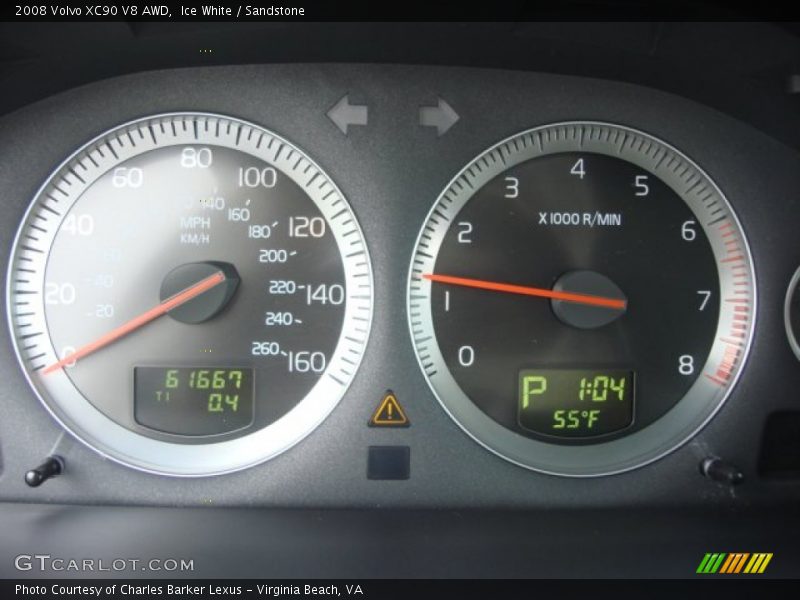 Ice White / Sandstone 2008 Volvo XC90 V8 AWD