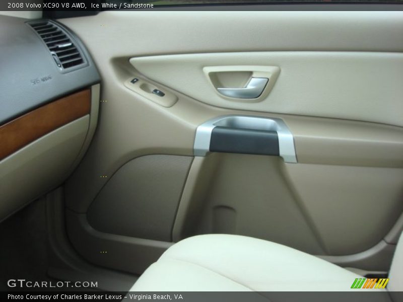 Ice White / Sandstone 2008 Volvo XC90 V8 AWD