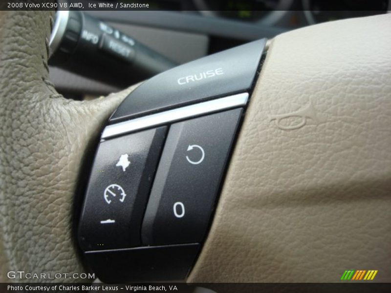 Ice White / Sandstone 2008 Volvo XC90 V8 AWD