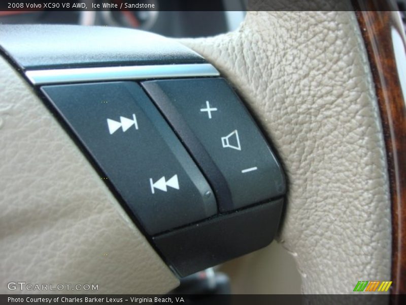 Ice White / Sandstone 2008 Volvo XC90 V8 AWD