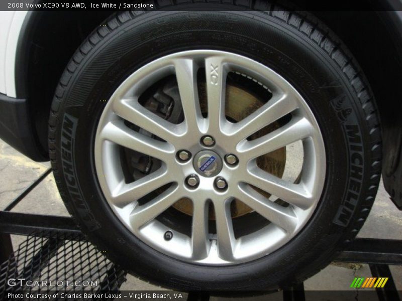 Ice White / Sandstone 2008 Volvo XC90 V8 AWD