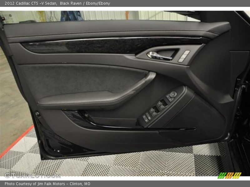 Black Raven / Ebony/Ebony 2012 Cadillac CTS -V Sedan