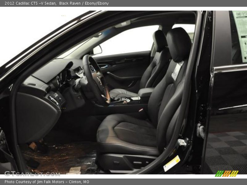 Black Raven / Ebony/Ebony 2012 Cadillac CTS -V Sedan