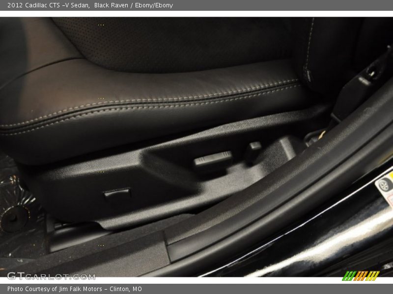 Black Raven / Ebony/Ebony 2012 Cadillac CTS -V Sedan