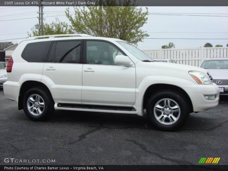 Blizzard White Pearl / Dark Gray 2005 Lexus GX 470