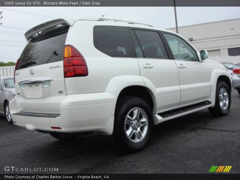 Blizzard White Pearl / Dark Gray 2005 Lexus GX 470