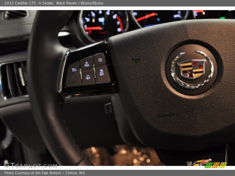 Black Raven / Ebony/Ebony 2012 Cadillac CTS -V Sedan