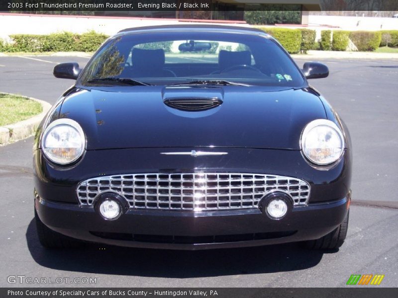 Evening Black / Black Ink 2003 Ford Thunderbird Premium Roadster