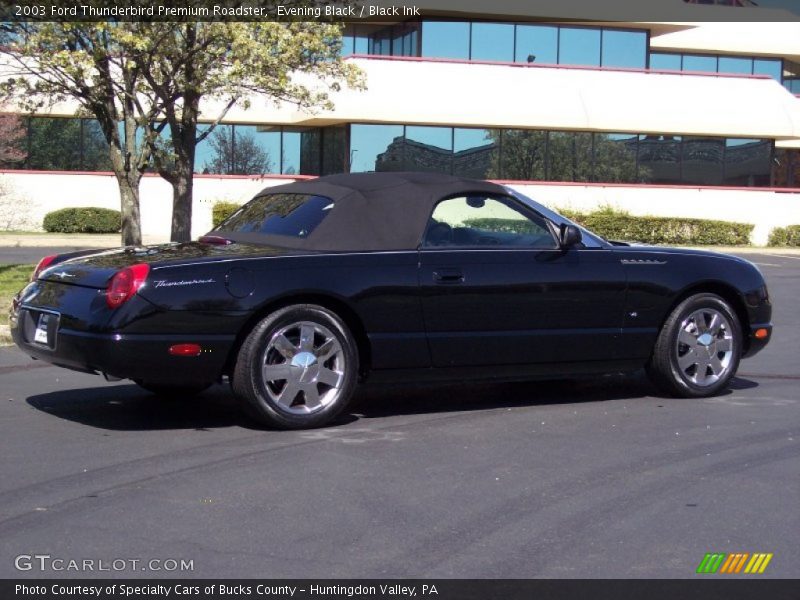 Evening Black / Black Ink 2003 Ford Thunderbird Premium Roadster
