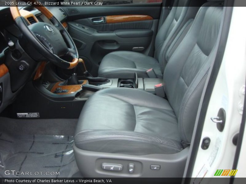 Blizzard White Pearl / Dark Gray 2005 Lexus GX 470