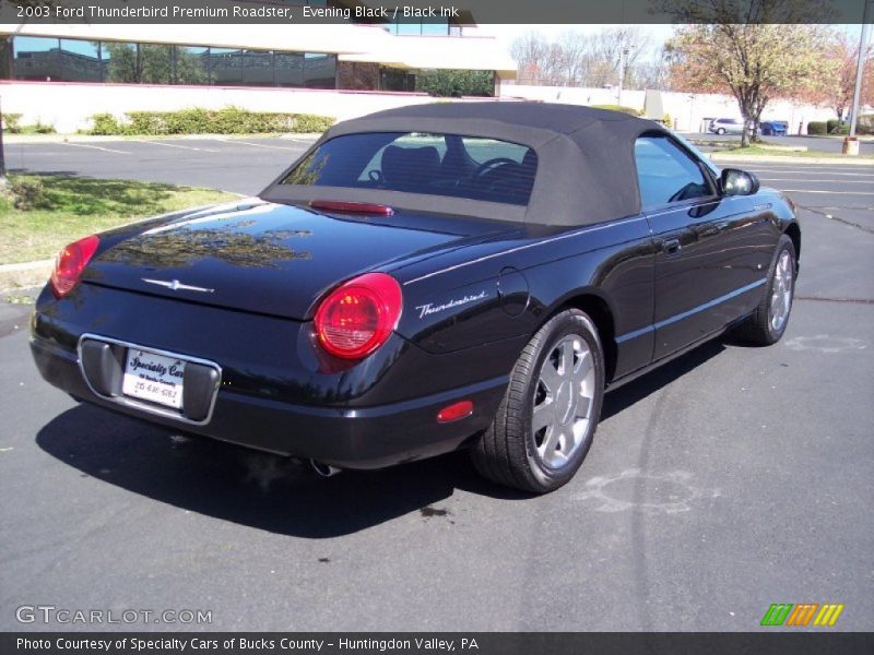 Evening Black / Black Ink 2003 Ford Thunderbird Premium Roadster