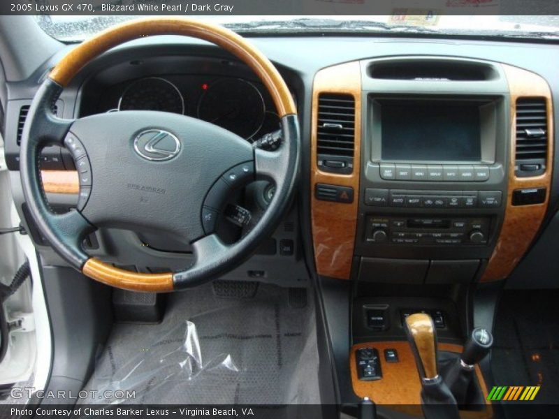 Blizzard White Pearl / Dark Gray 2005 Lexus GX 470