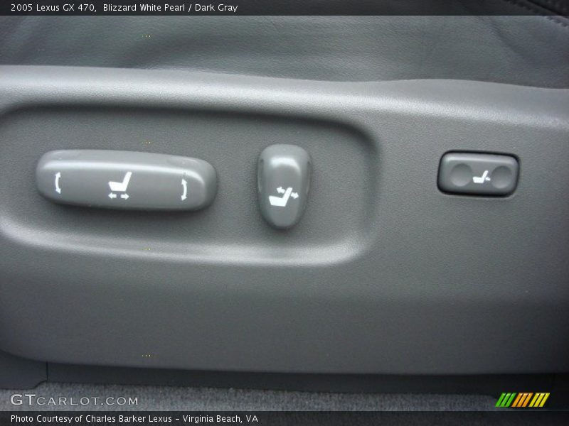 Blizzard White Pearl / Dark Gray 2005 Lexus GX 470