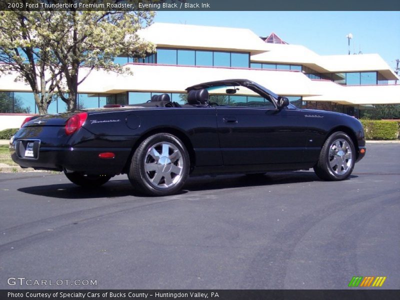 Evening Black / Black Ink 2003 Ford Thunderbird Premium Roadster