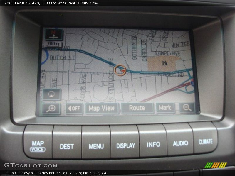 Blizzard White Pearl / Dark Gray 2005 Lexus GX 470