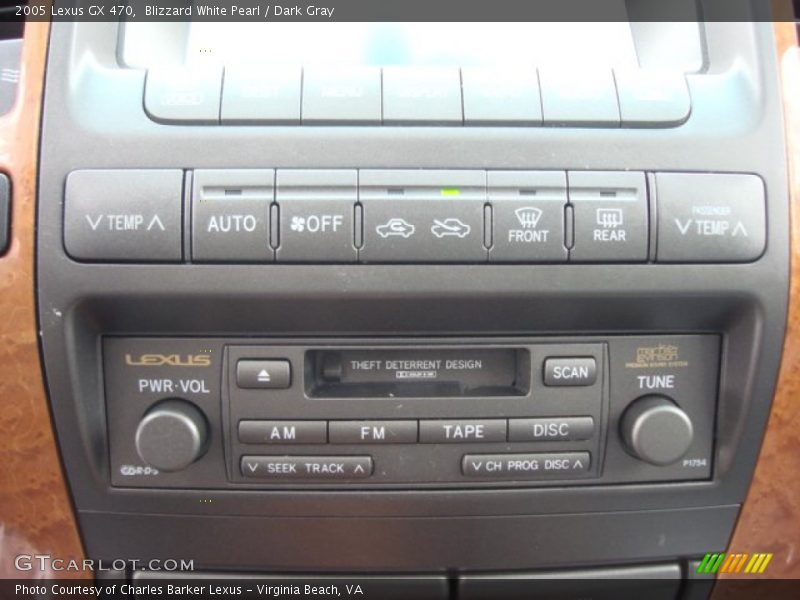 Blizzard White Pearl / Dark Gray 2005 Lexus GX 470