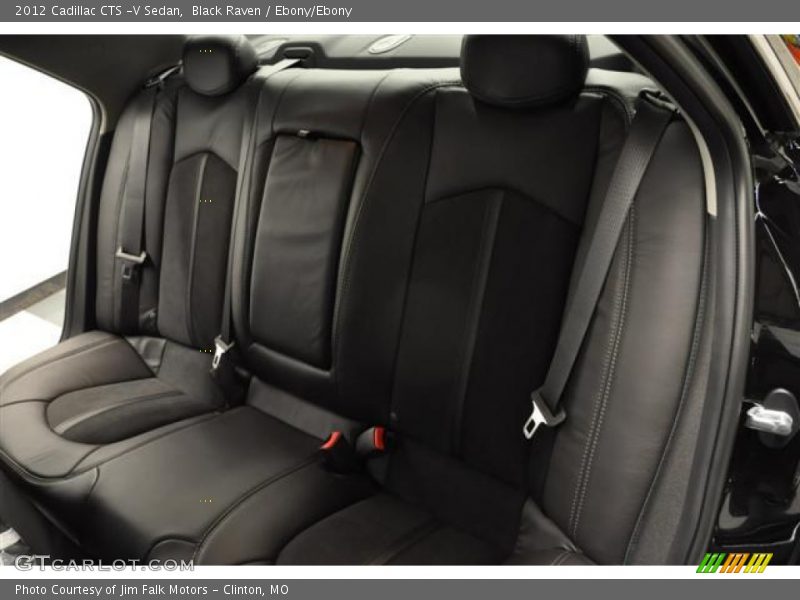 Black Raven / Ebony/Ebony 2012 Cadillac CTS -V Sedan