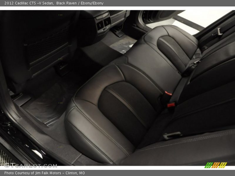 Black Raven / Ebony/Ebony 2012 Cadillac CTS -V Sedan