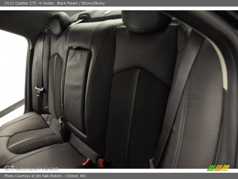 Black Raven / Ebony/Ebony 2012 Cadillac CTS -V Sedan