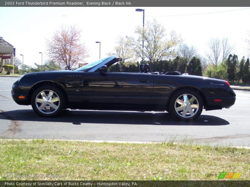 Evening Black / Black Ink 2003 Ford Thunderbird Premium Roadster