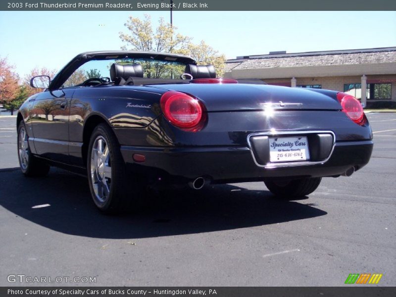 Evening Black / Black Ink 2003 Ford Thunderbird Premium Roadster